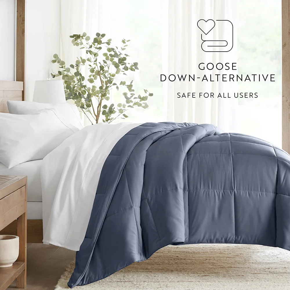 Solid Down-Alternative Comforter