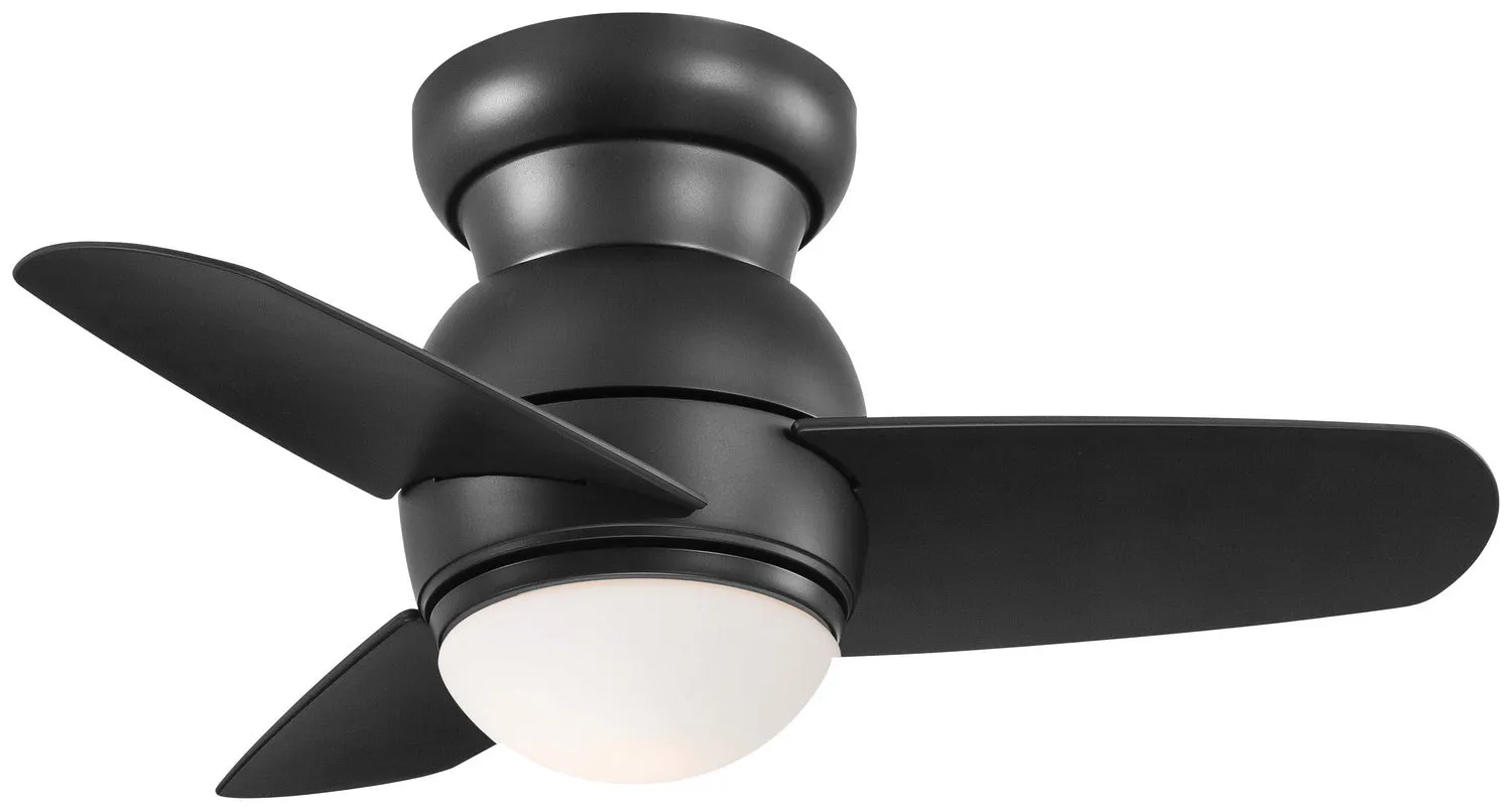 Spacesaver LED 26" Ceiling Fan in Coal