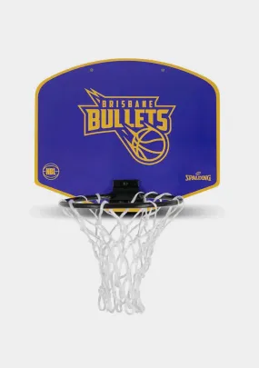 Spalding NBL Team Micro Mini Brisbane Bullets Backboard