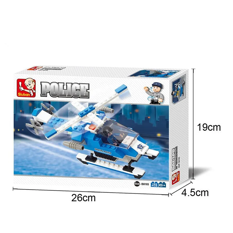 Special Police Helicopter  Building Blocks Set (133 pcs)