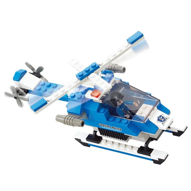 Special Police Helicopter  Building Blocks Set (133 pcs)