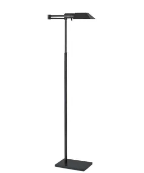 Studio Swing Arm Floor Lamp, Bronze