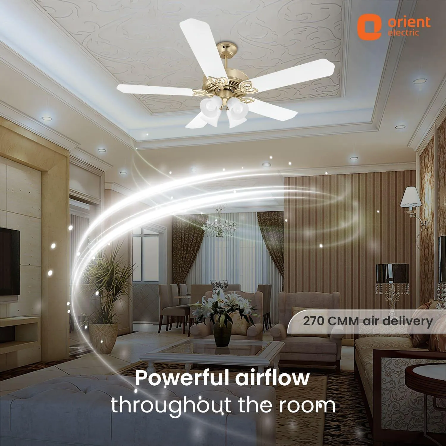 Subaris Underlight Premium Ceiling Fan with Remote