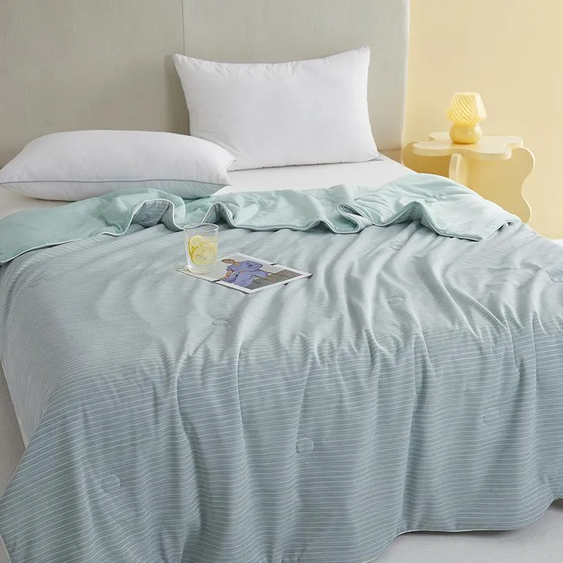 Summer ice Silk Cool Quilt Double Cool Summer Quilt Washable air-Conditioned Quilt is Suitable for Family beds