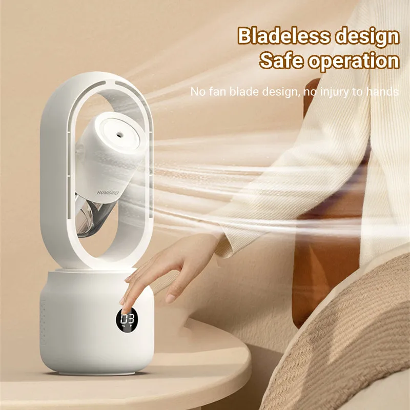 Summer Water Cooled Spray Mist Electric Fan