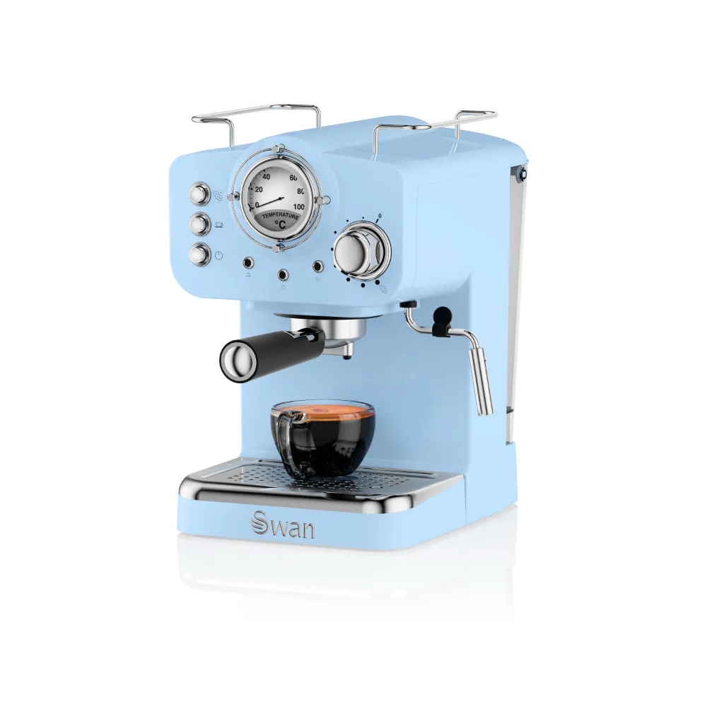 Swan Pump Espresso Coffee Machine  - Blue