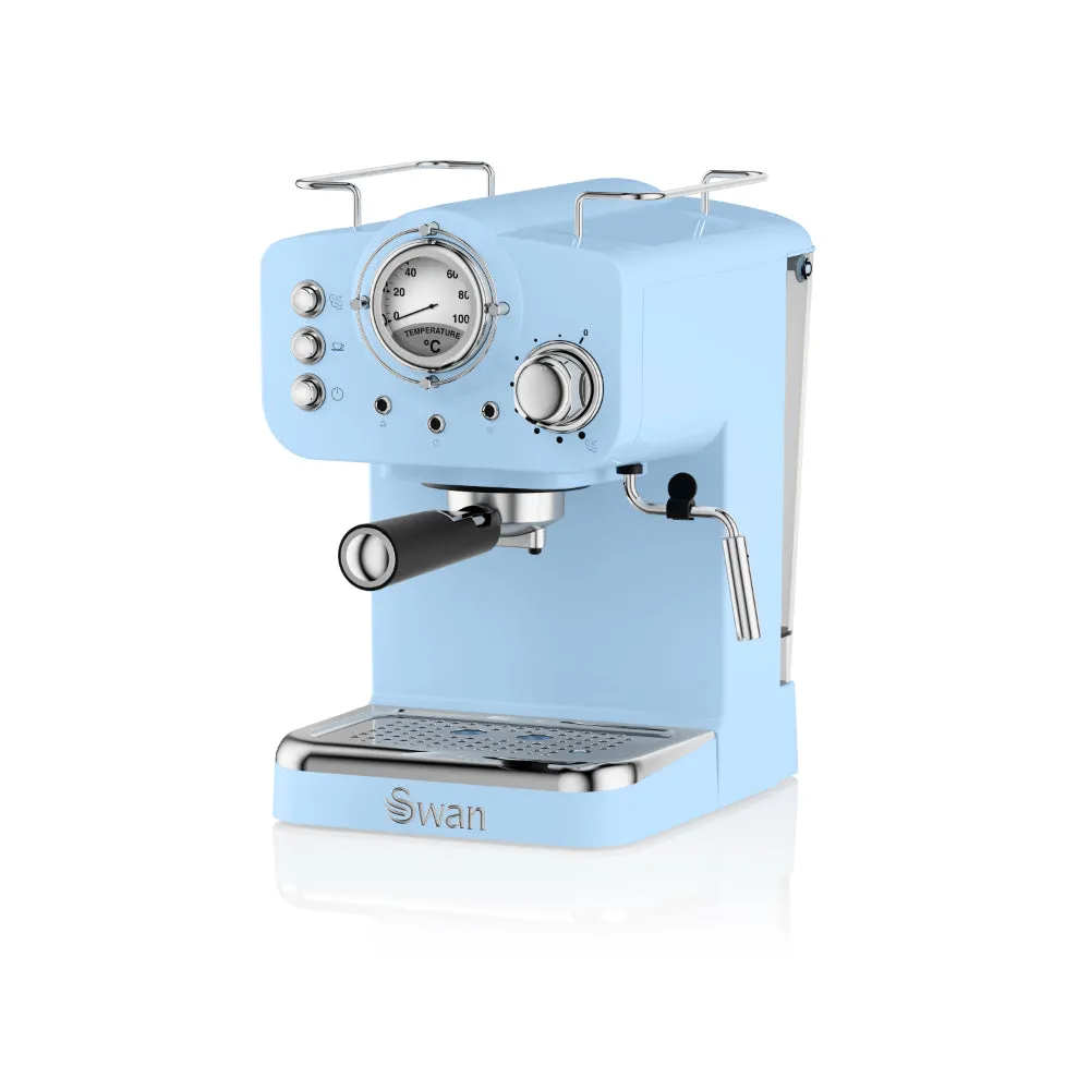 Swan Pump Espresso Coffee Machine  - Blue