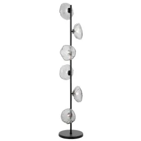 Telbix Zecca Floor Lamp G9 Black Smoke