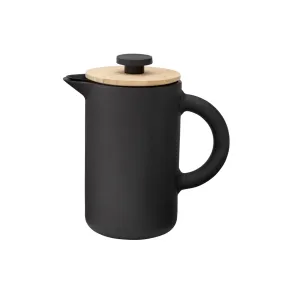 Theo French Press in Matte Black Ceramic