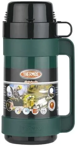 Thermos Mondial Flask, 500 ml - Assorted - Black/Green/Blue