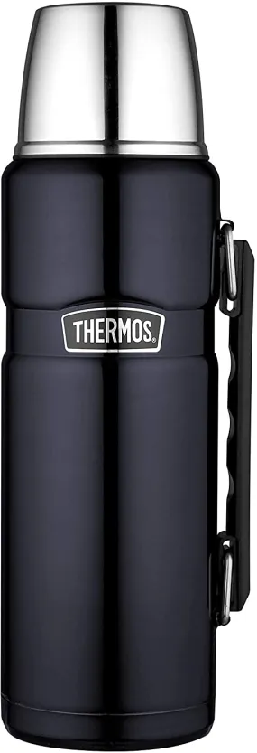 Thermos Stainless King Flask, Midnight Blue, 1.2 L