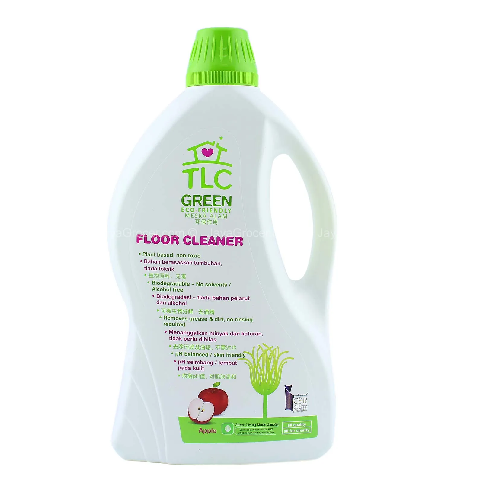 TLC Green Apple Floor Cleaner 2L