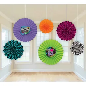 Totally 80's Paper Fan Decorations