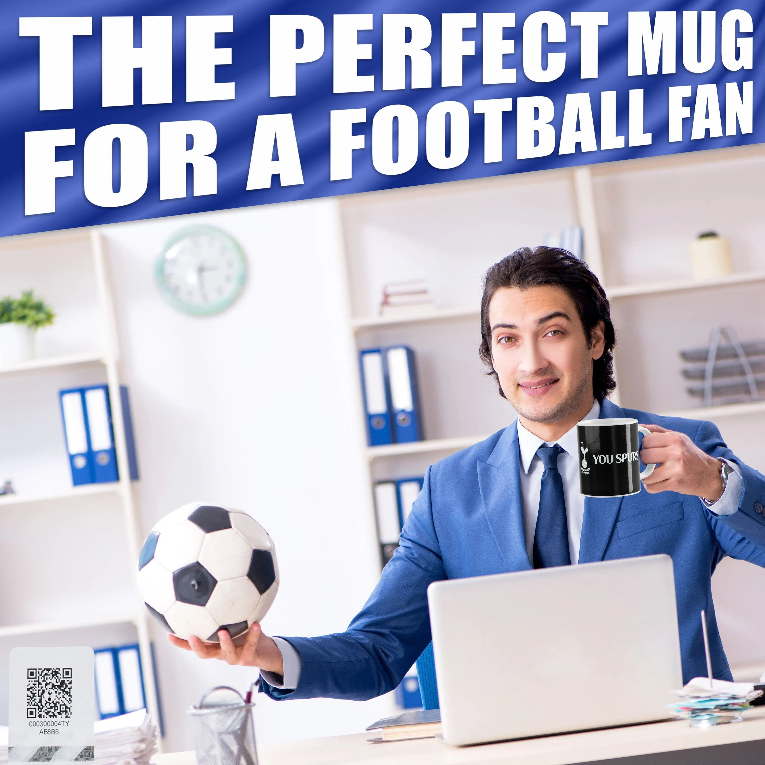 Tottenham Hotspur F.C. Coffee Mug, 320ml Ceramic Heat Colour Changing Mug - Gifts for Him