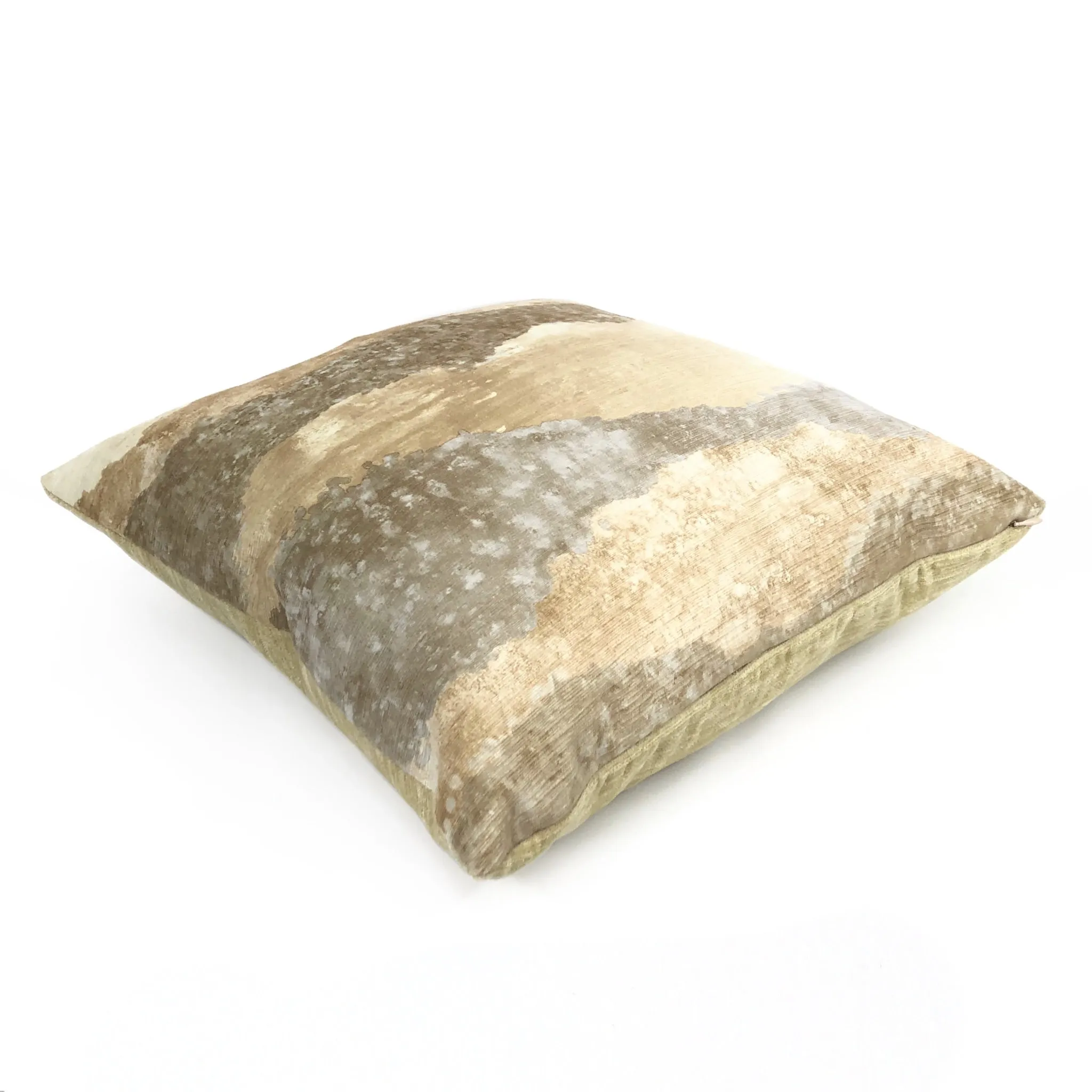 Travertine Natural Stone Digital Print Velvet Pillow Cover