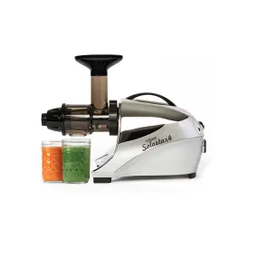 Tribest Solostar 4, SS-4250-B, Horizontal Slow Masticating Juicer (Chrome)