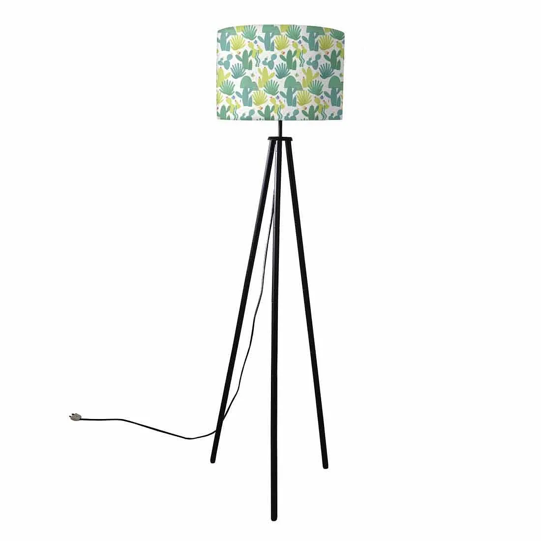 Tripod Floor Lamp Standing Light for Living Rooms -Cactus Love