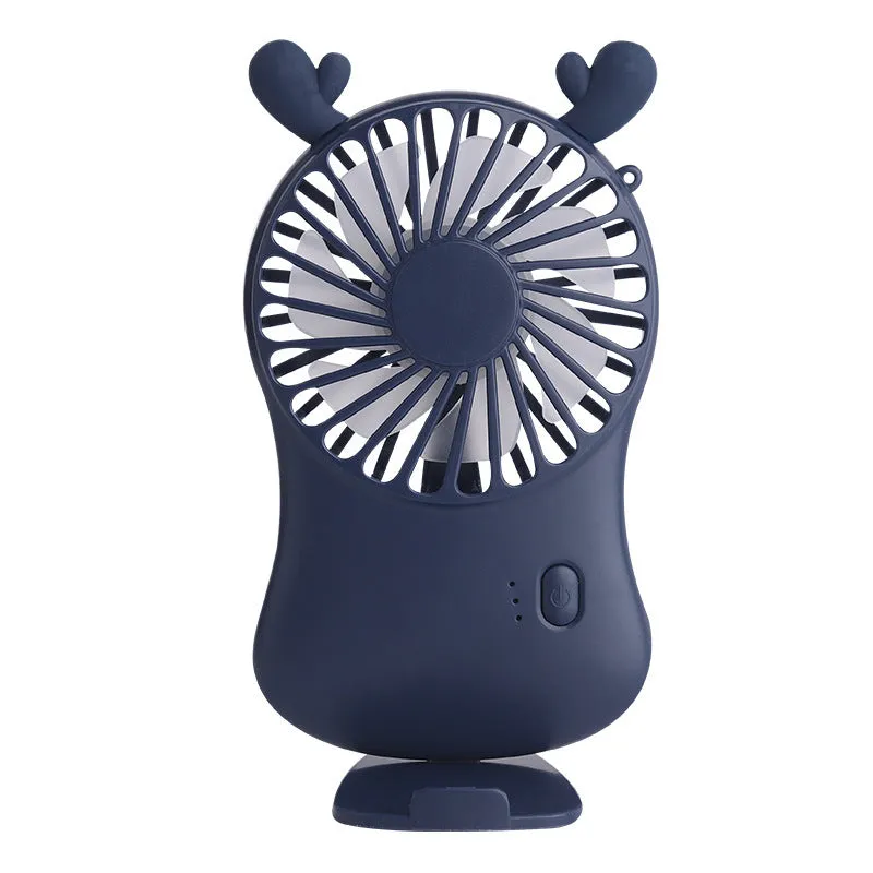 USB Mini Fan Hanging Neck Handheld Pocket Portable with Bracket