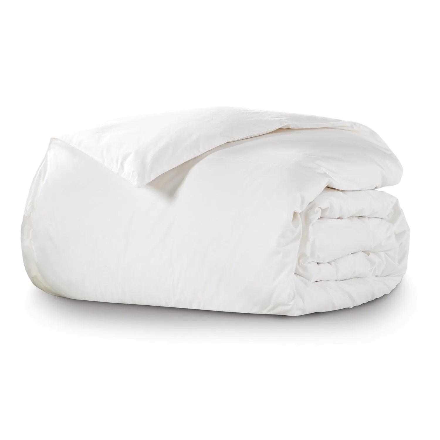 Utility Bundle | 100% RDS Comforter and 2” Loft White Goose Down Feather Bed