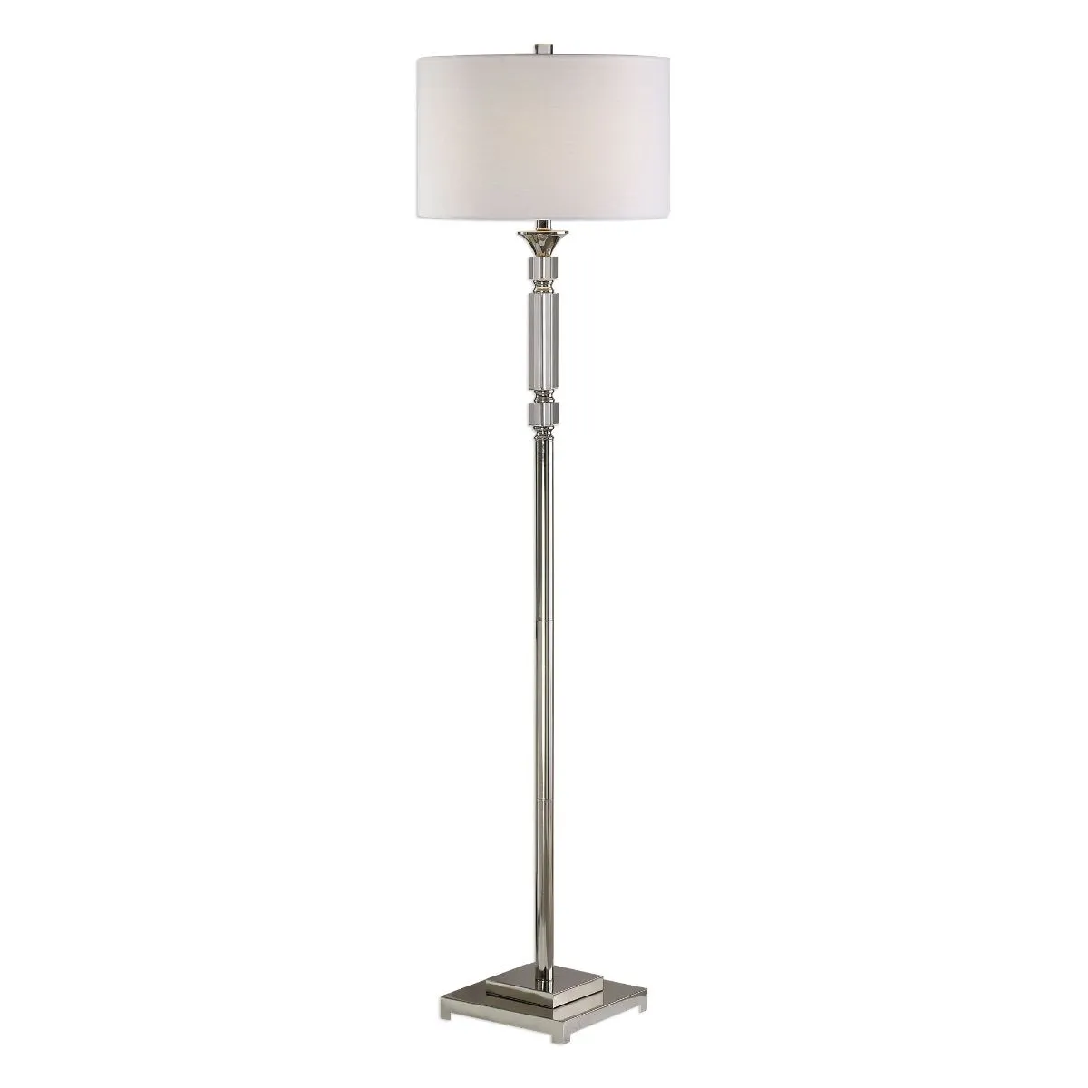 Uttermost Volusia Nickel Floor Lamp