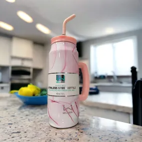 Vacuum Insulated Bottle 1.1L (Light Pink)