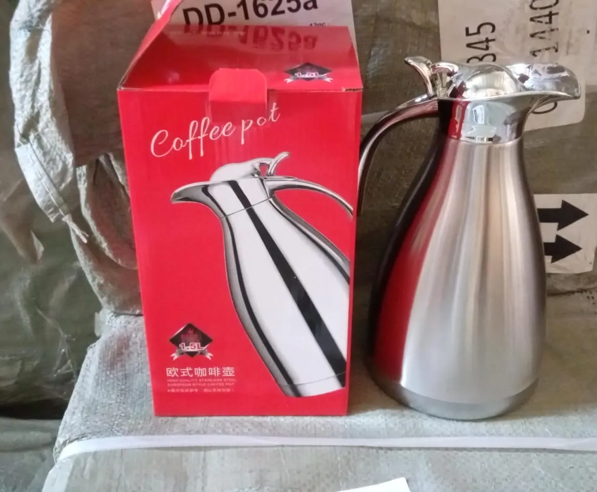 Vacuum Insulated Kettle Jug (Stainless Steel): 1.5L, 2L, 2.5L Sizes