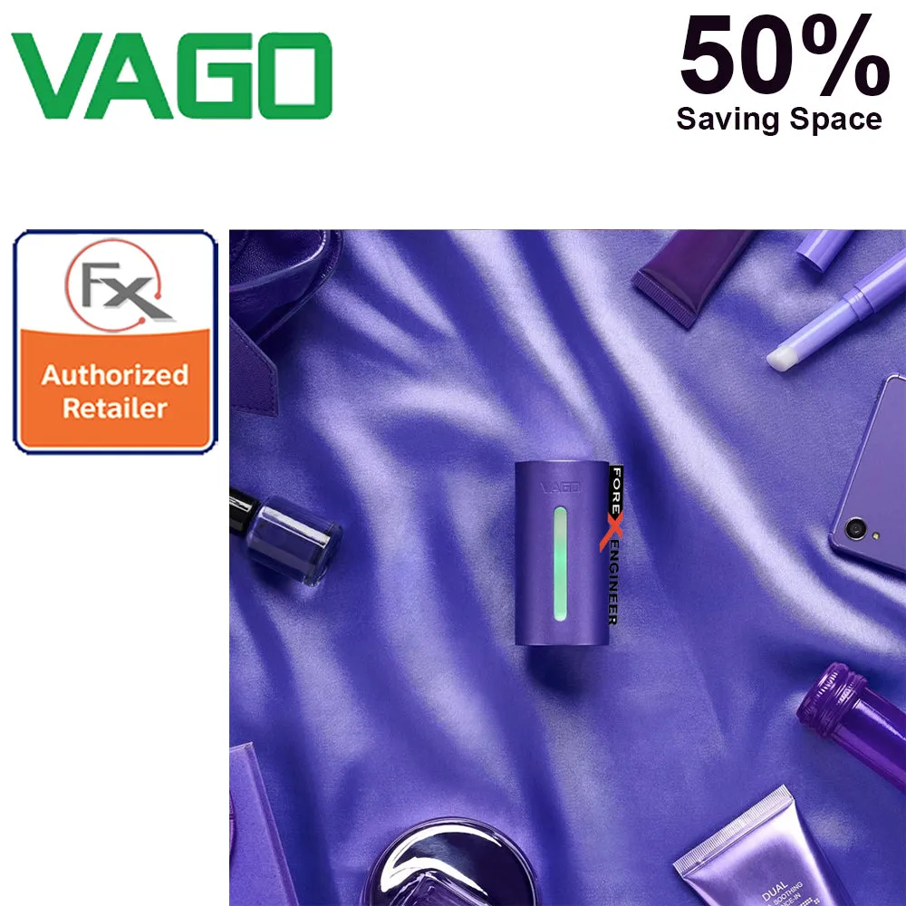 Vago Travel Portable Compressor Vacuum Bag ( FREE 1pcs Vago Vacuum Bag M size )  - Purple