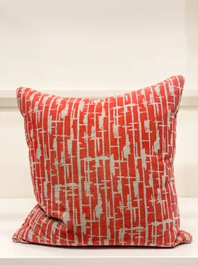 Velvet Modern Brick Geometric Pillow