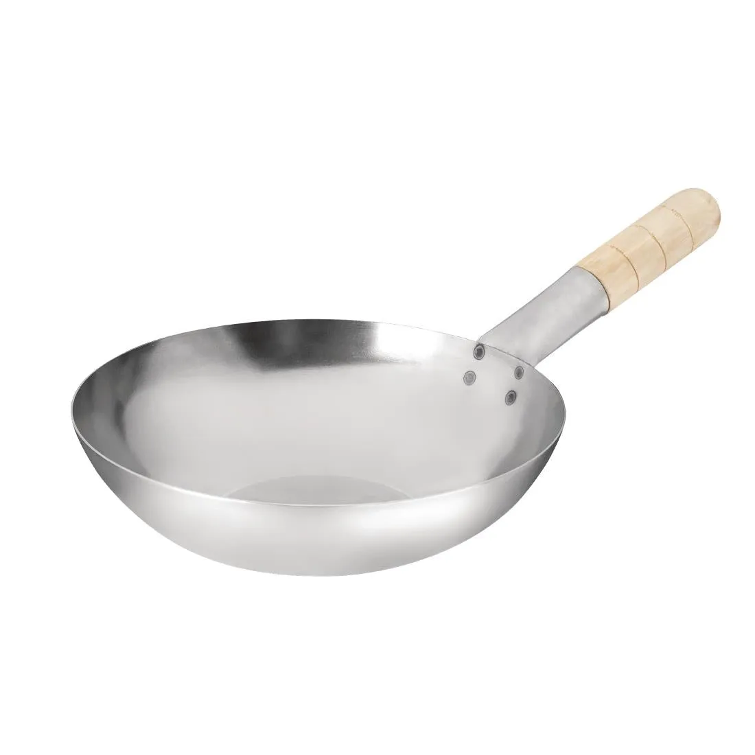 Vogue Mild Steel Wok Flat Base 254mm - K295