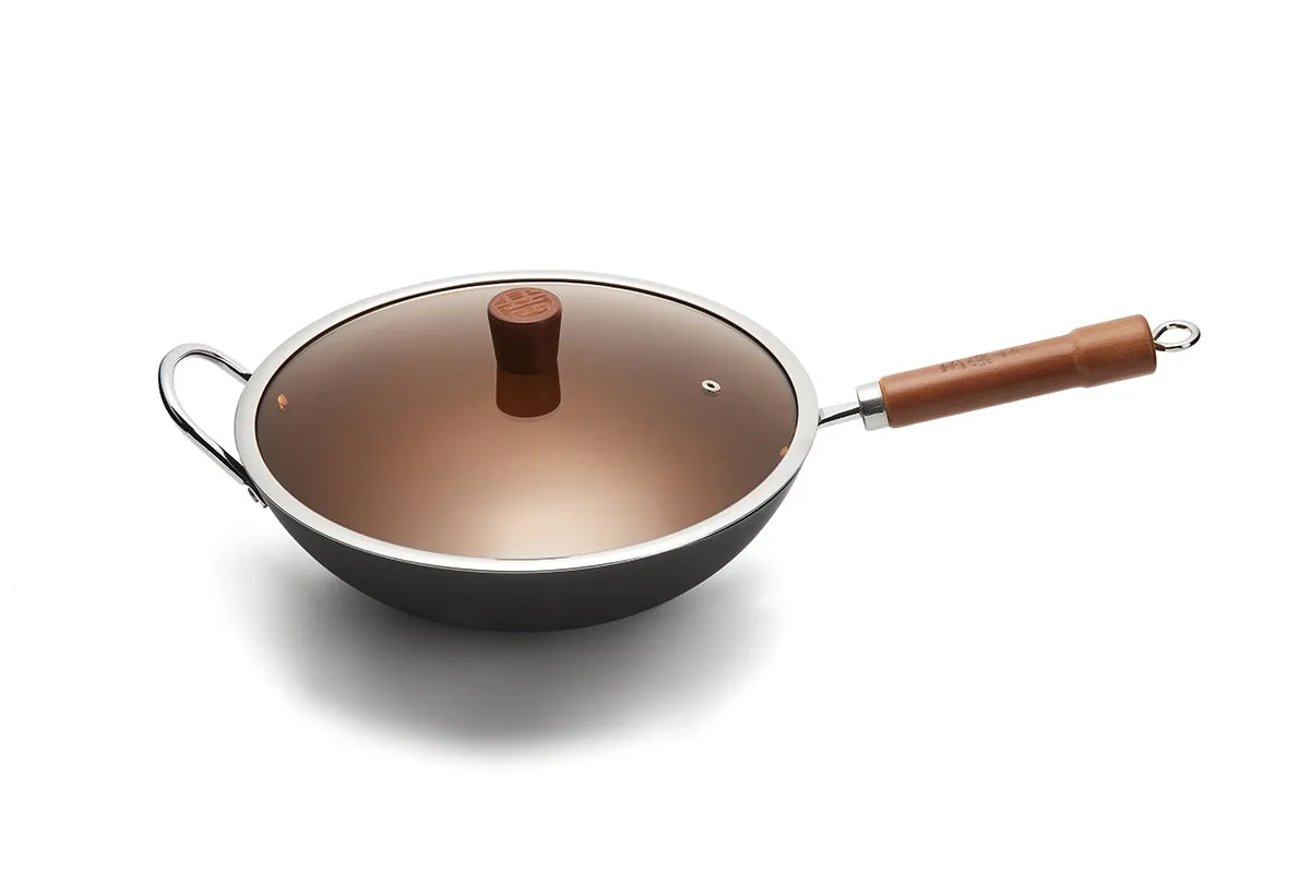 WANGYUANJI Carbon Steel Wok Pan