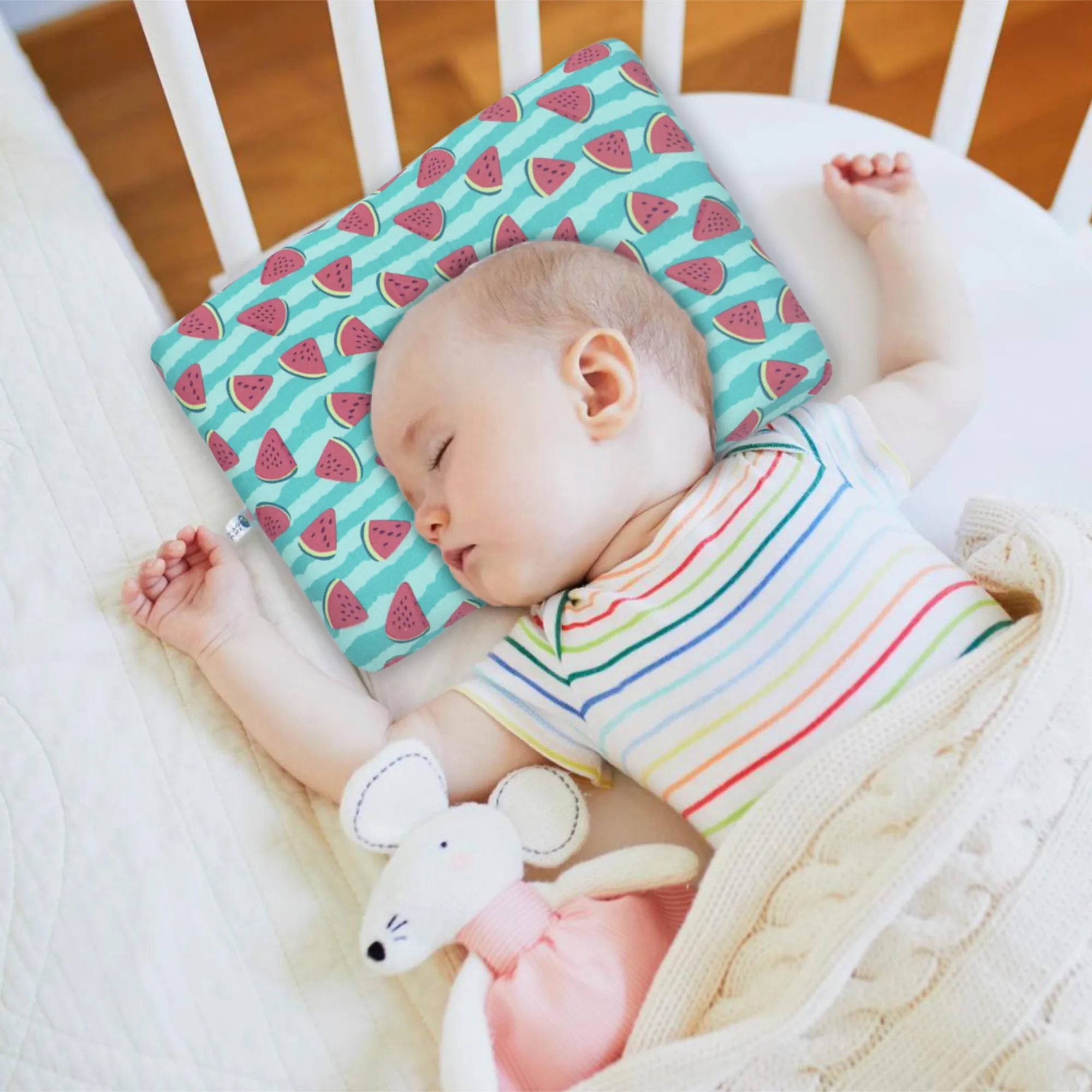 Watermelon Love Feeding and Head Shaping Pillow- Combo Set