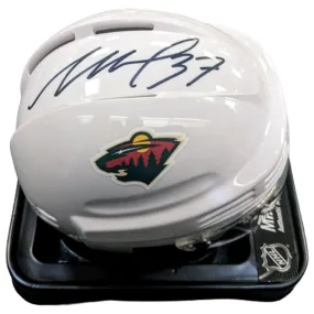 Wes Walz Autographed Minnesota Wild Mini Helmet