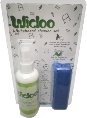 Wicloo Whiteboard Cleaner Set