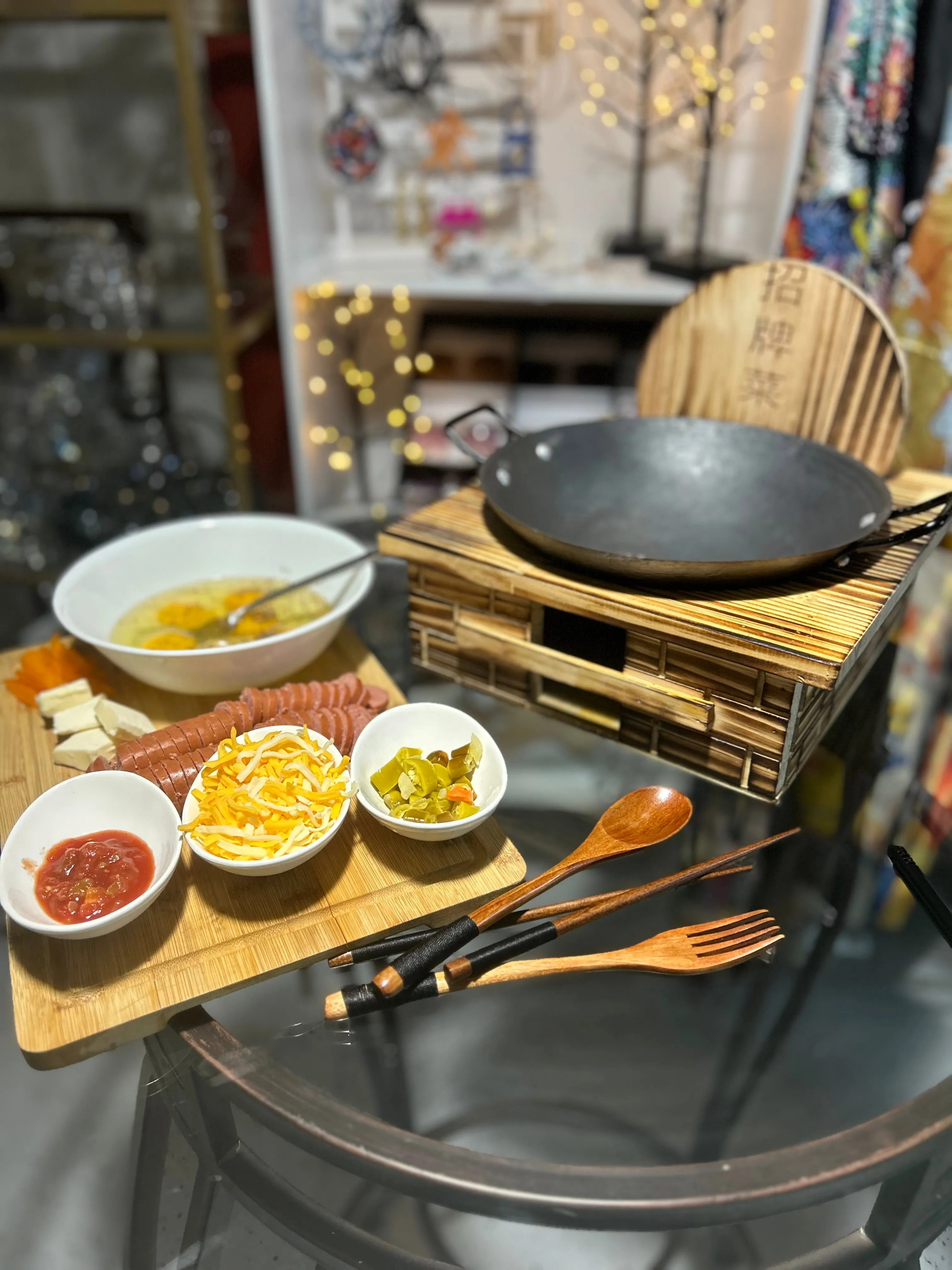 Wok, Smokeless Tabletop Hibachi Grill