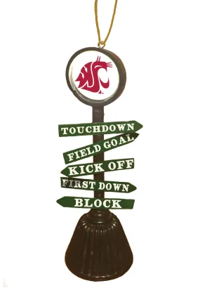 WSU LED Cougar Crossing Ornament