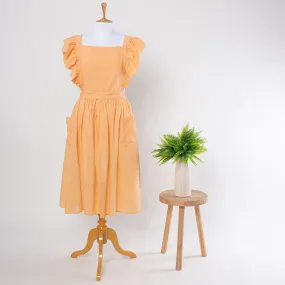 Yellow Kitchen & Gardening Cotton Apron Dress